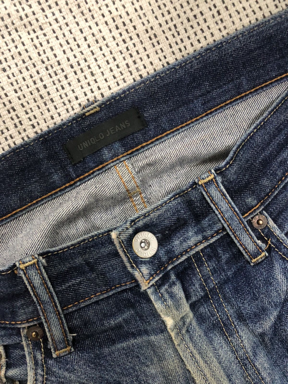 Kaihara Denim × Uniqlo Vintage Distressed Uniqlo Denim kaihara w32 Size US 32 / EU 48 - 5 Thumbnail