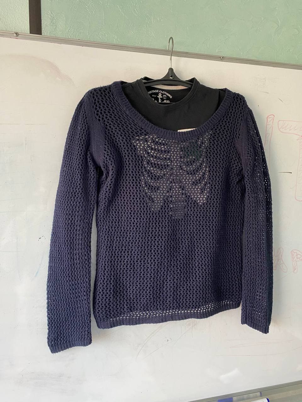 If Six Was Nine × Japanese Brand × Le Grande Bleu (L.G.B.) Vintage Japanese Mesh Knit Sweater Size US M / EU 48-50 / 2 - 3 Thumbnail