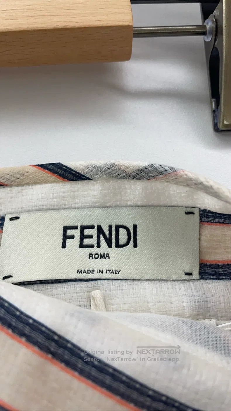 Fendi Fendi Striped silk skirt Size 24" / US 00 / IT 34 - 3 Thumbnail