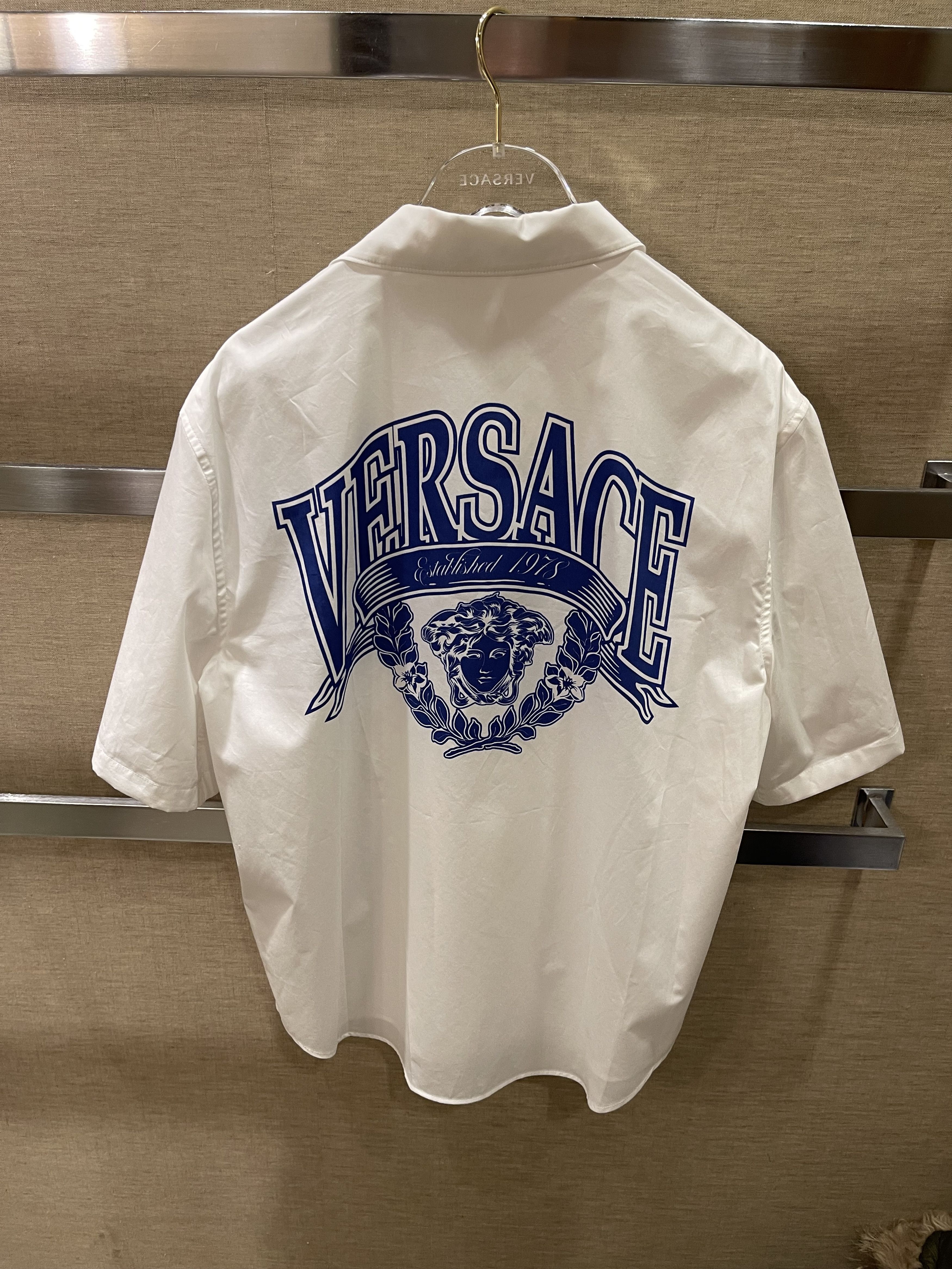 Versace Versace Medusa Logo Button Down Size US M / EU 48-50 / 2 - 6 Thumbnail