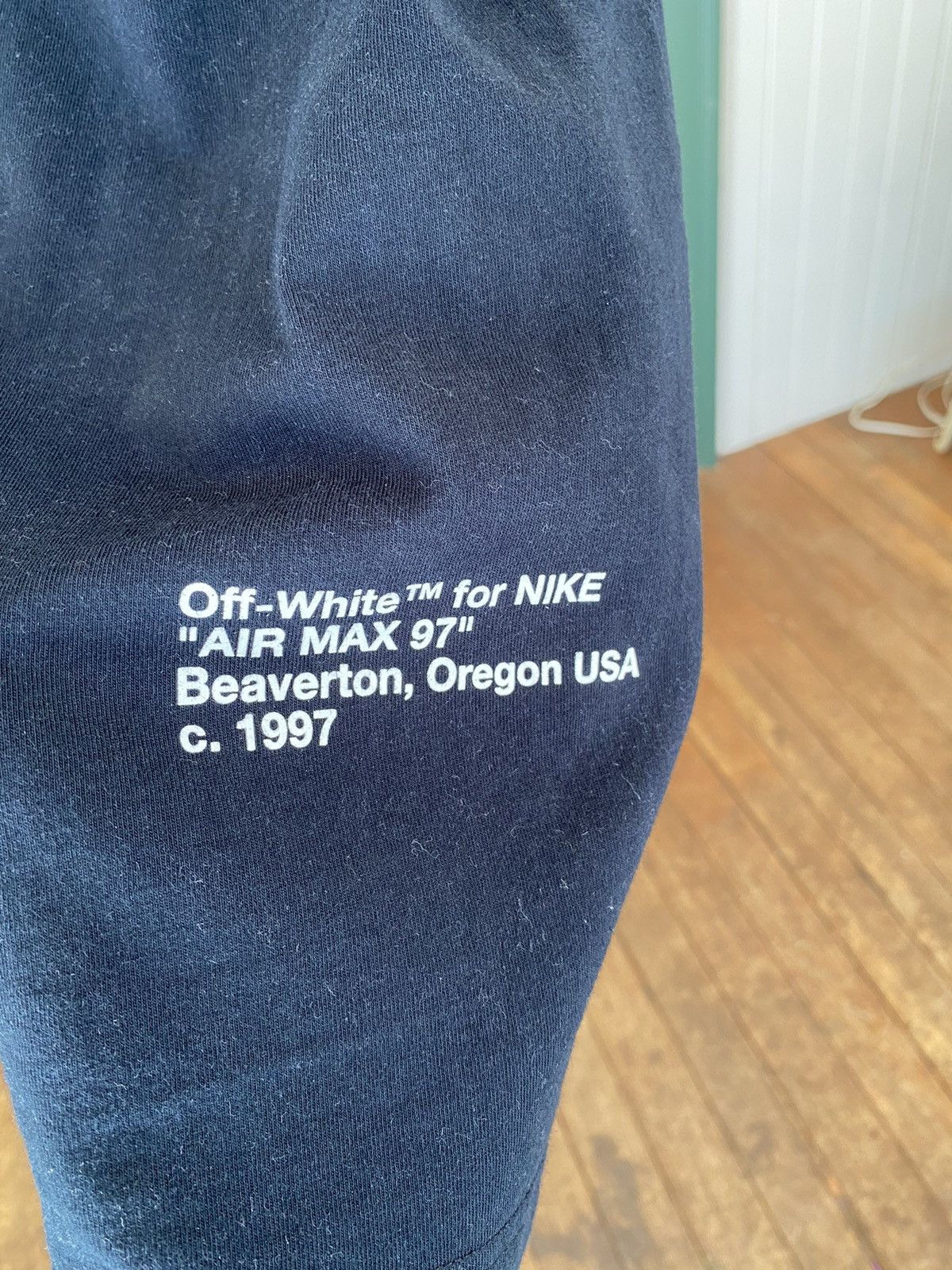 Nike × Off-White × Virgil Abloh Off White x Nike Virgil ‘Logo’ Tuxedo T shirt Size US L / EU 52-54 / 3 - 6 Thumbnail