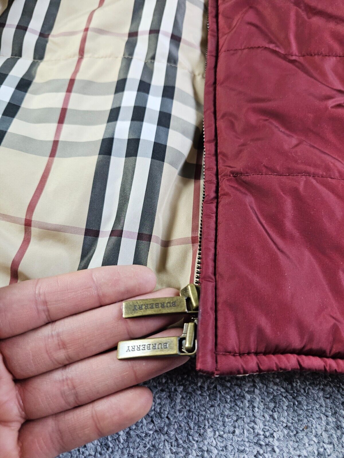Burberry Burberry London Nova Check Lined Puffer Vest Made in Spain M Size M / US 6-8 / IT 42-44 - 7 Thumbnail