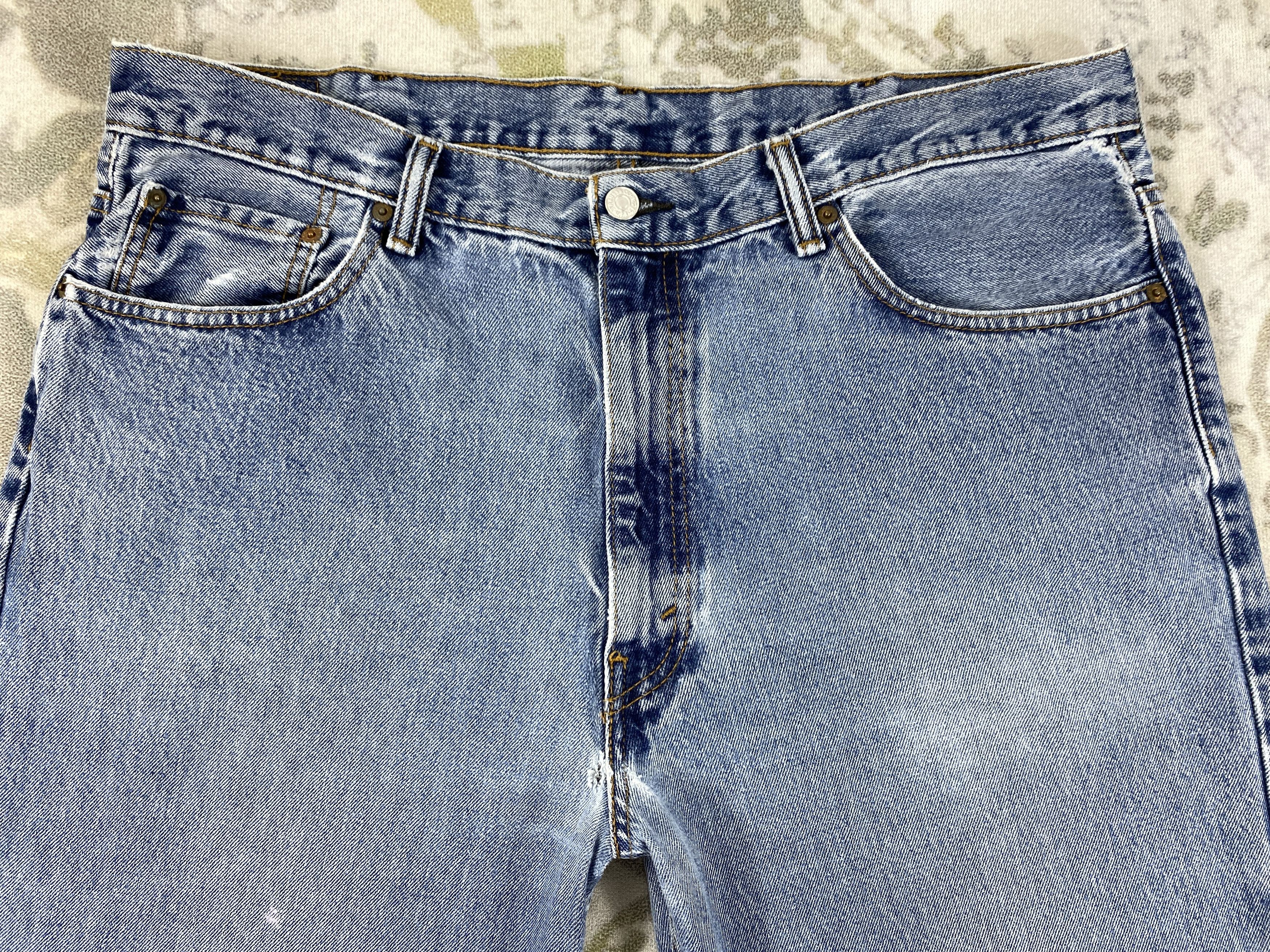 Levi's Blue Wash Vintage Levi's 550 Denim 40 x 31 -JN746 Size US 40 / EU 56 - 4 Thumbnail