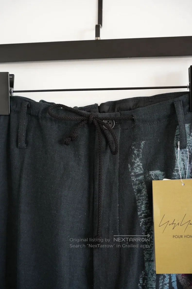 Yohji Yamamoto Yohji Yamamoto size 1 24aw Kie Portrait Print Pants Size US 28 / EU 44 - 4 Thumbnail