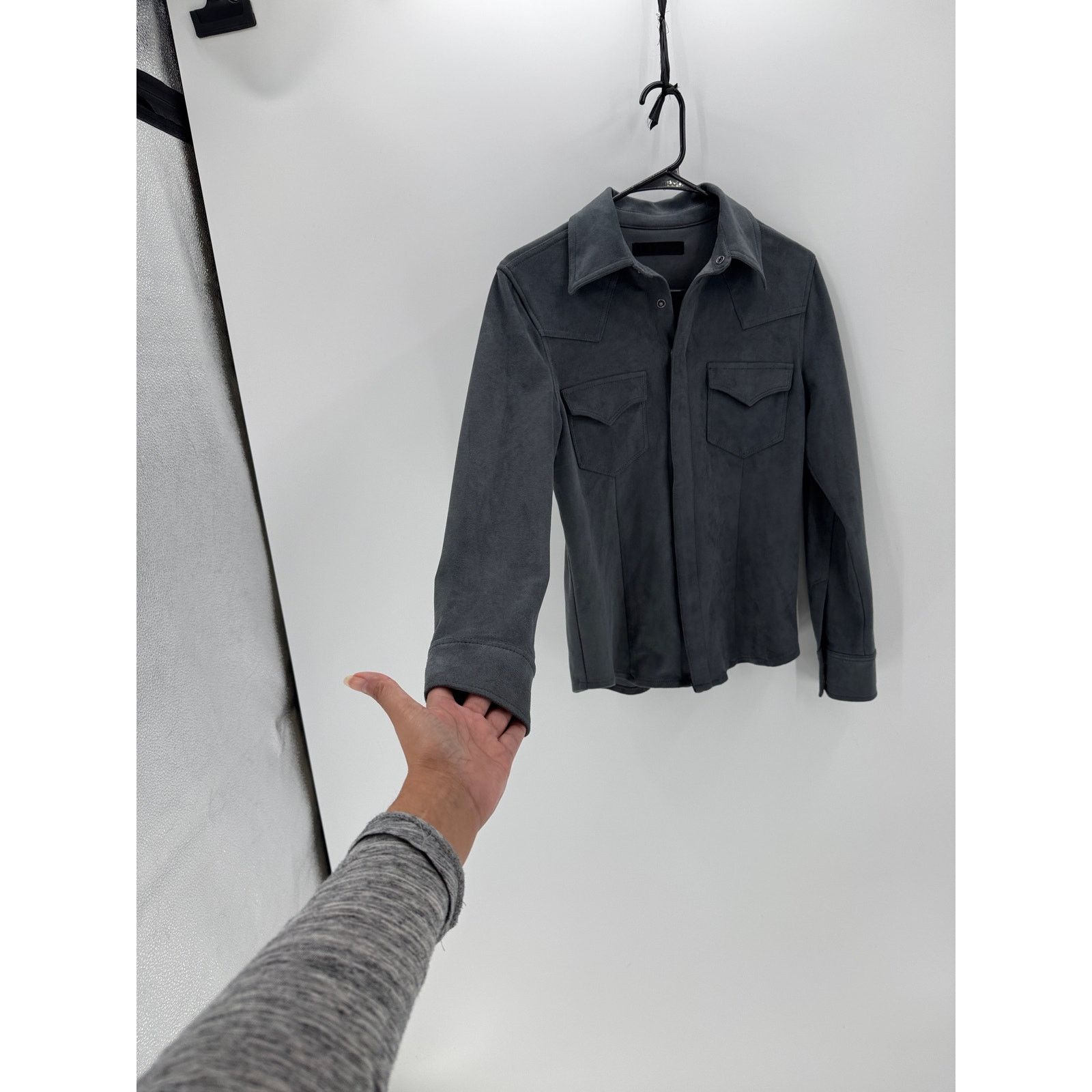 Other Sold Design Lab micro suede button down size S western Size S / US 4 / IT 40 - 4 Thumbnail