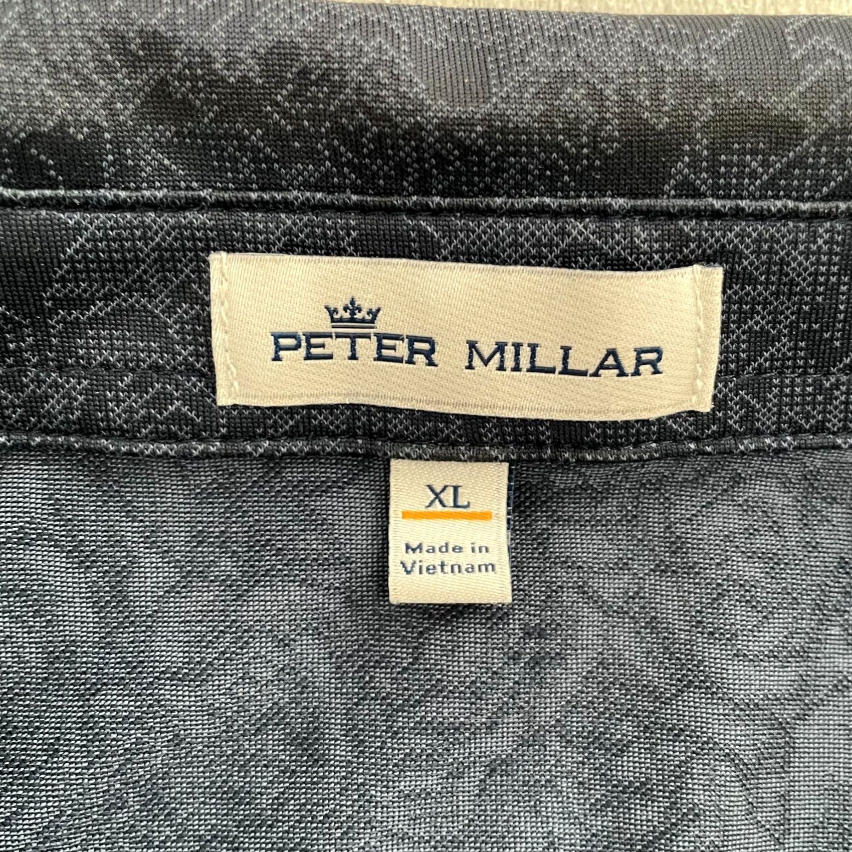 Peter Millar VINTAGE Peter Millar Shirt Adult XL Blue Polo Skulls SBCC 1926 Golf Club Crest Logo Mens Size US XL / EU 56 / 4 - 6 Thumbnail