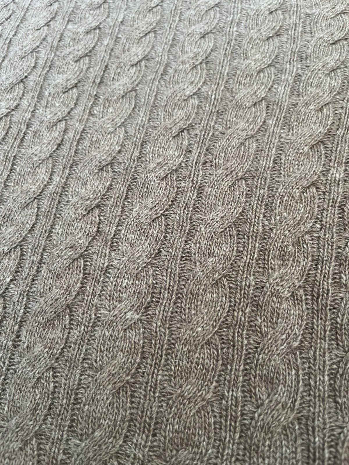 Boglioli Boglioli brown cable knit cashmere/wool sweater Size US XXL / EU 58 / 5 - 3 Thumbnail