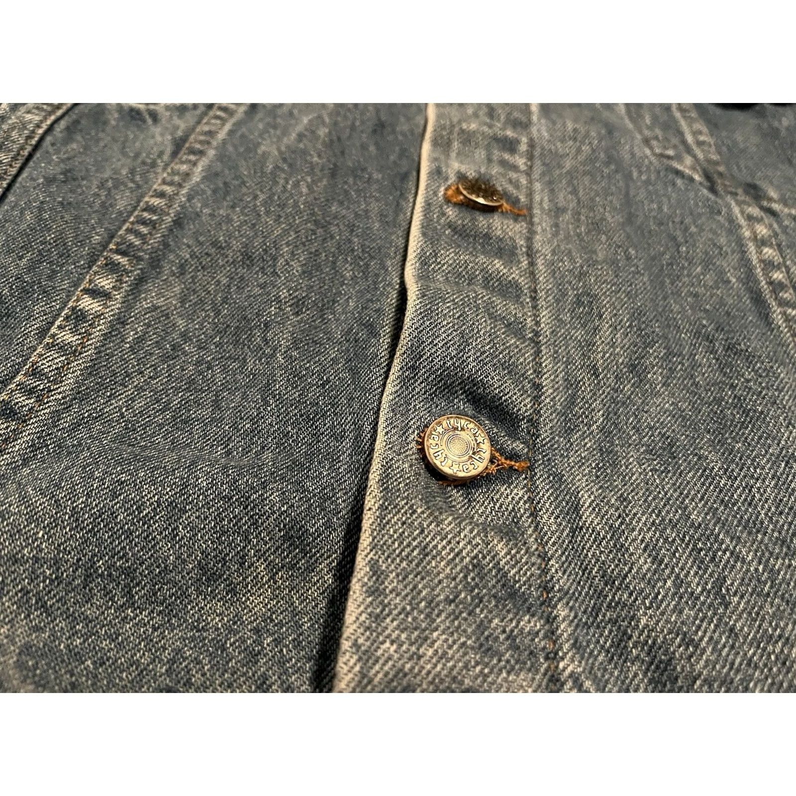 Vintage VINTAGE Tyca Texas Instruments Denim Jean Jacket Large Men Blue Denim Jacket Mens L Size US 33 - 7 Thumbnail