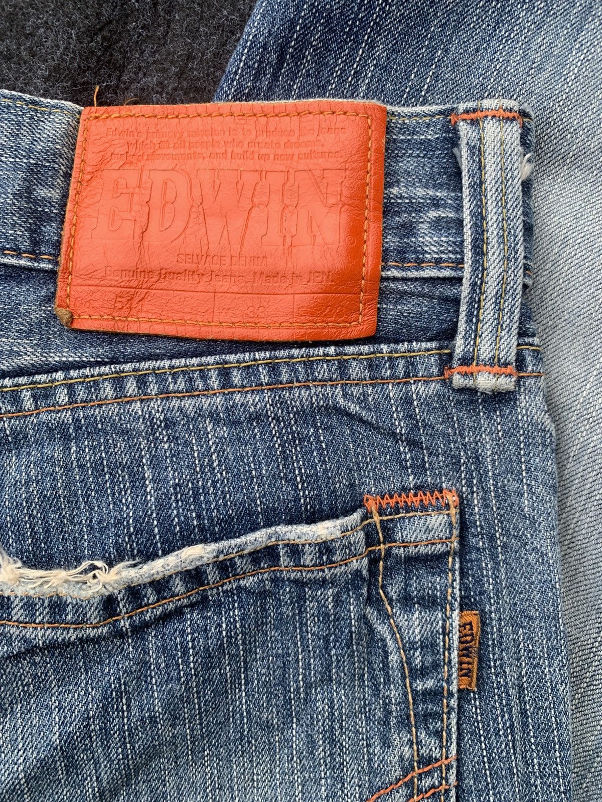 Edwin Flare Edwin Lot 505 x 511 non selvedge.made in Japan. Size US 36 / EU 52 - 9 Thumbnail
