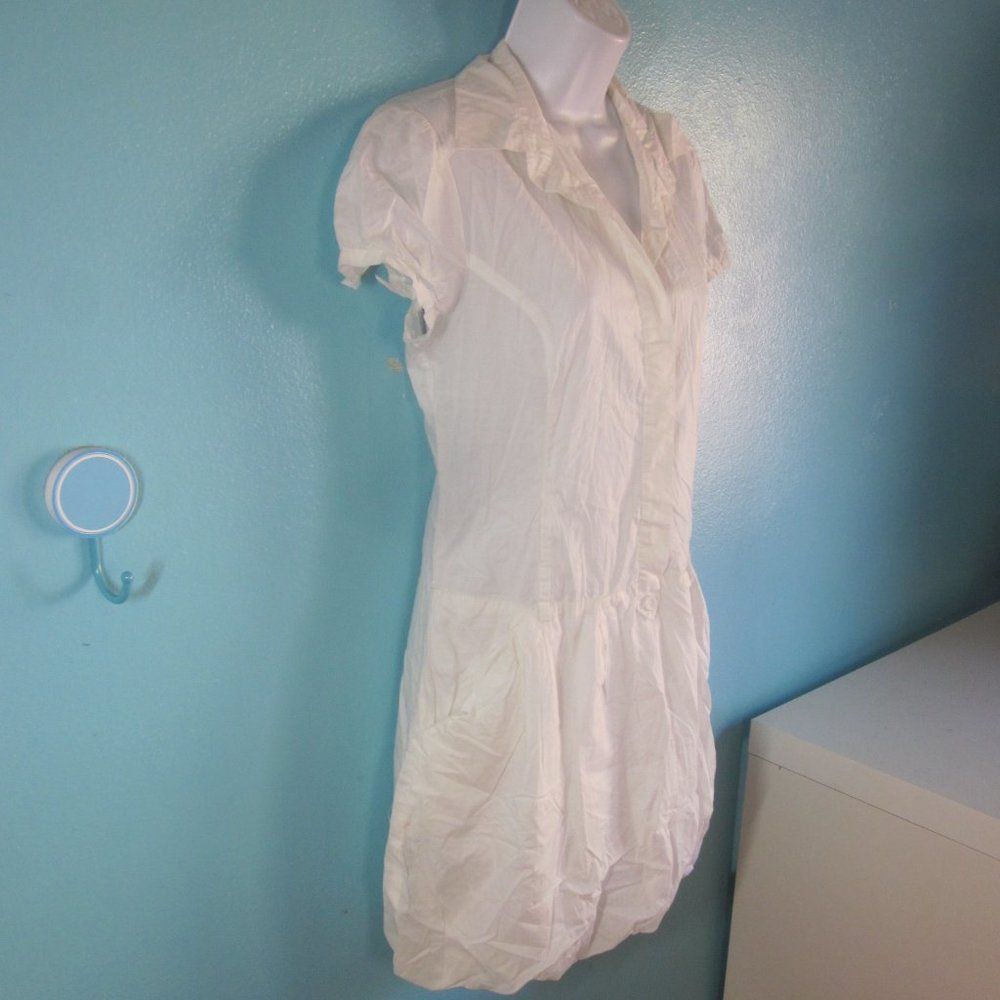 New Look Good Look Paris White Cotton Dress NWT Size M Size M / US 6-8 / IT 42-44 - 10 Thumbnail