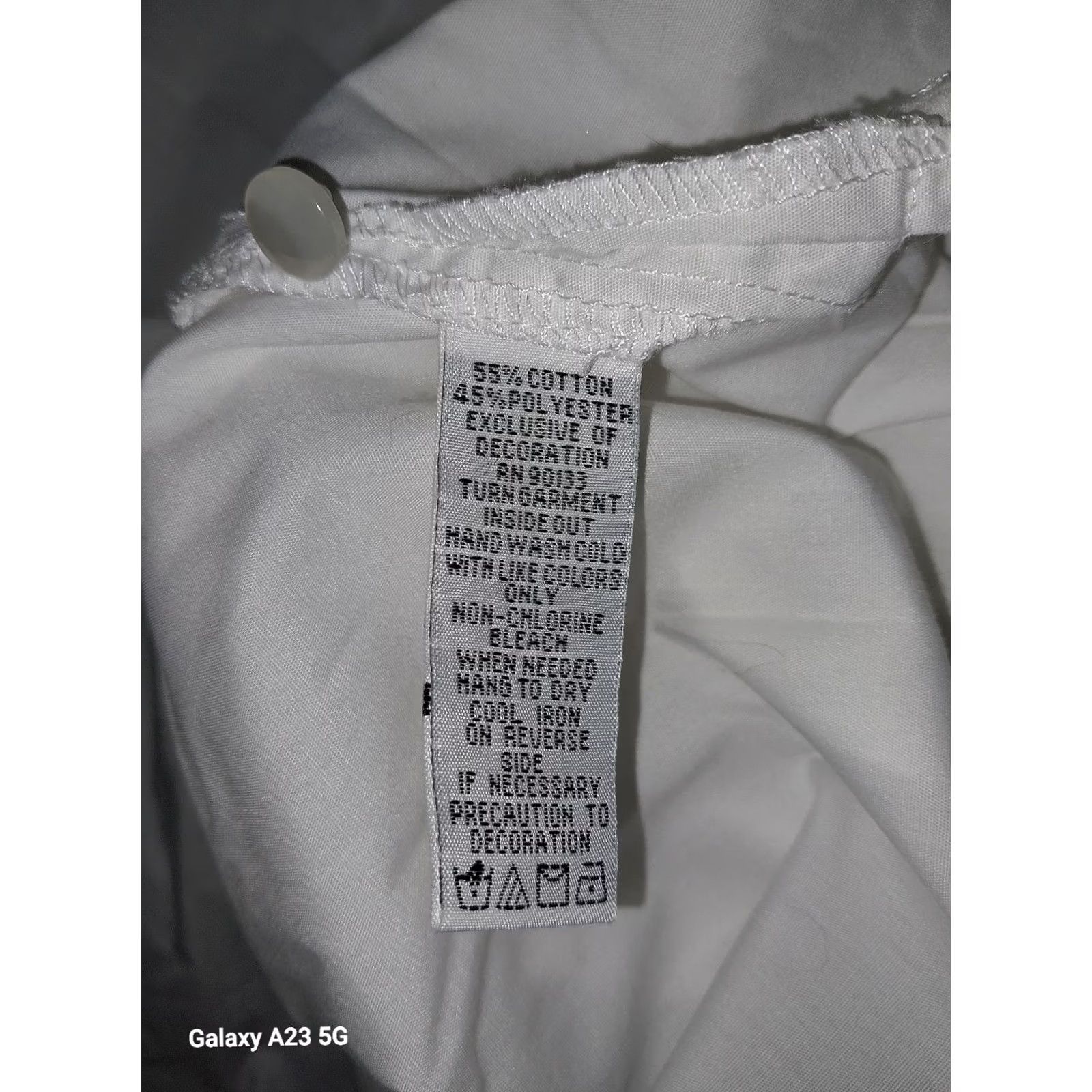 Bob Mackie Bob Mackie Button-Up Top Blouse XL White Sequin Size XL / US 12-14 / IT 48-50 - 6 Thumbnail