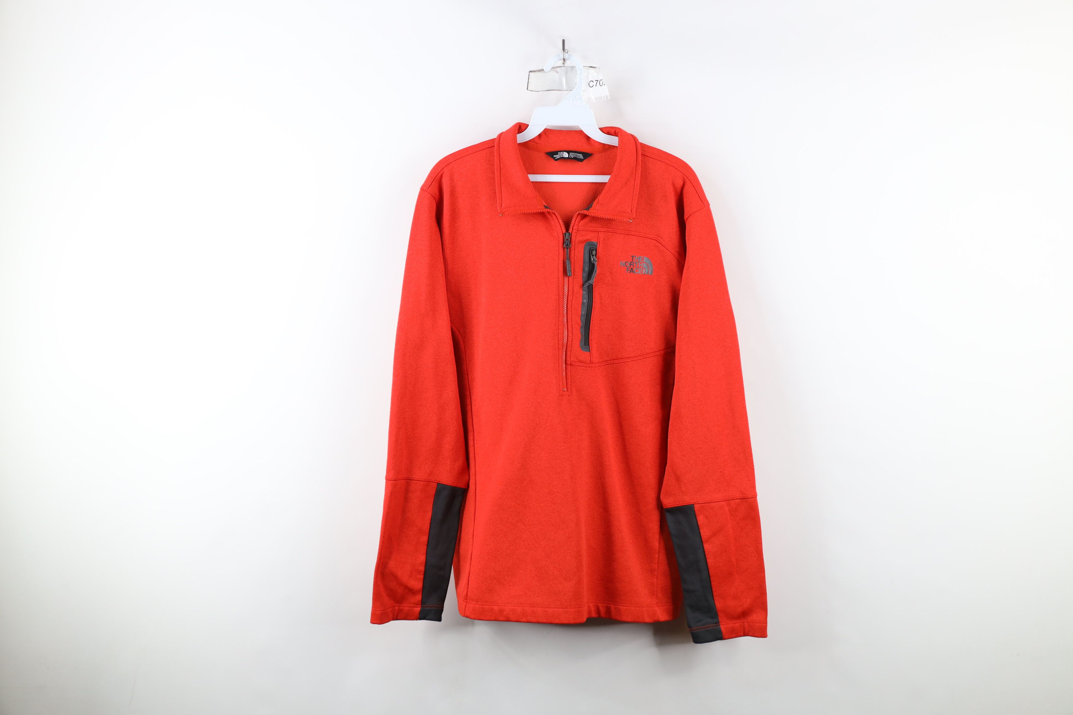 The North Face × Vintage The North Face Canyonlands Half Zip Pullover Sweater Orange Size US L / EU 52-54 / 3 - 1 Thumbnail