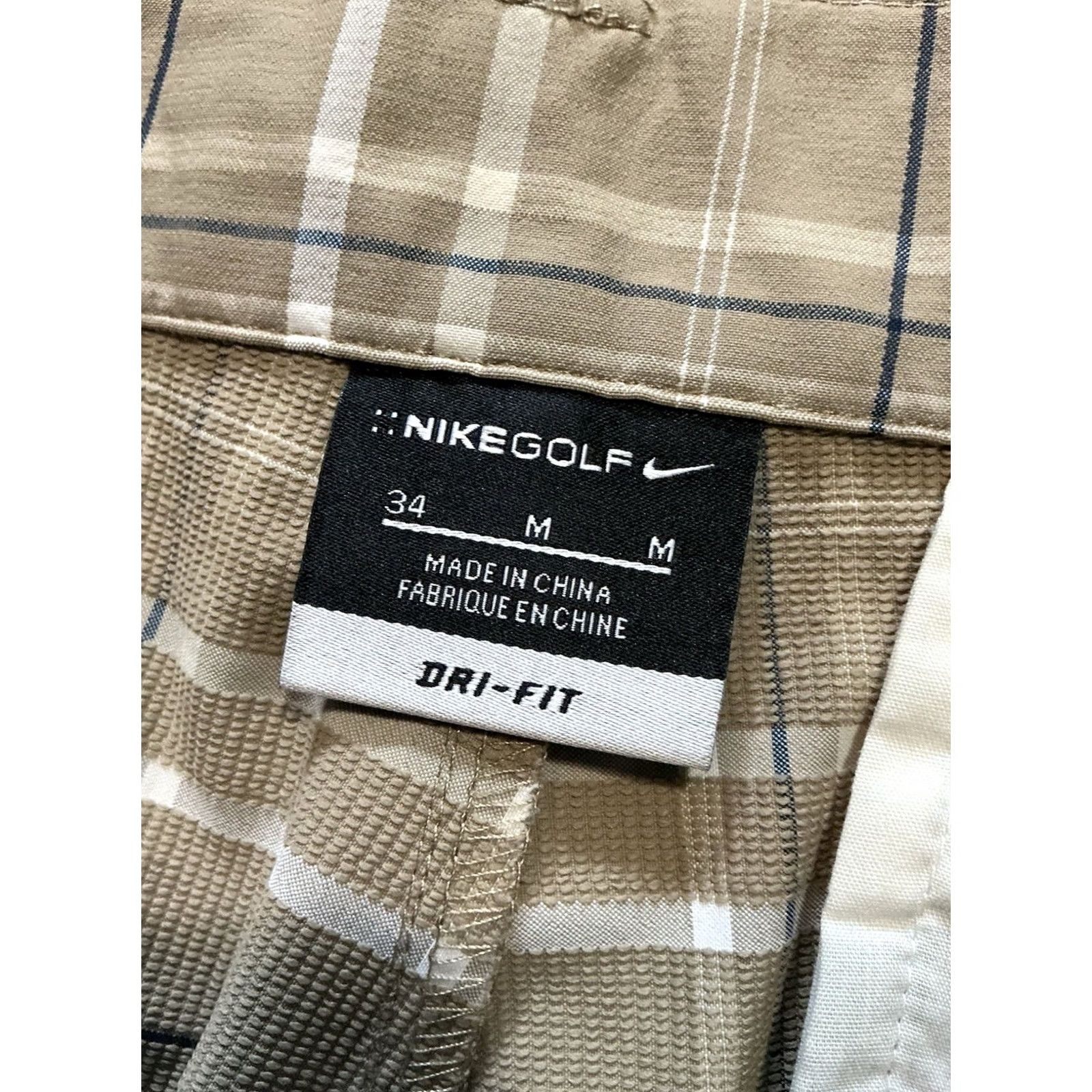 Nike Nike Dri-Fit Golf Plaid Swoosh Performance 11” Inseam Stretch Mens Shorts Sz. 34 Size US 34 / EU 50 - 4 Thumbnail