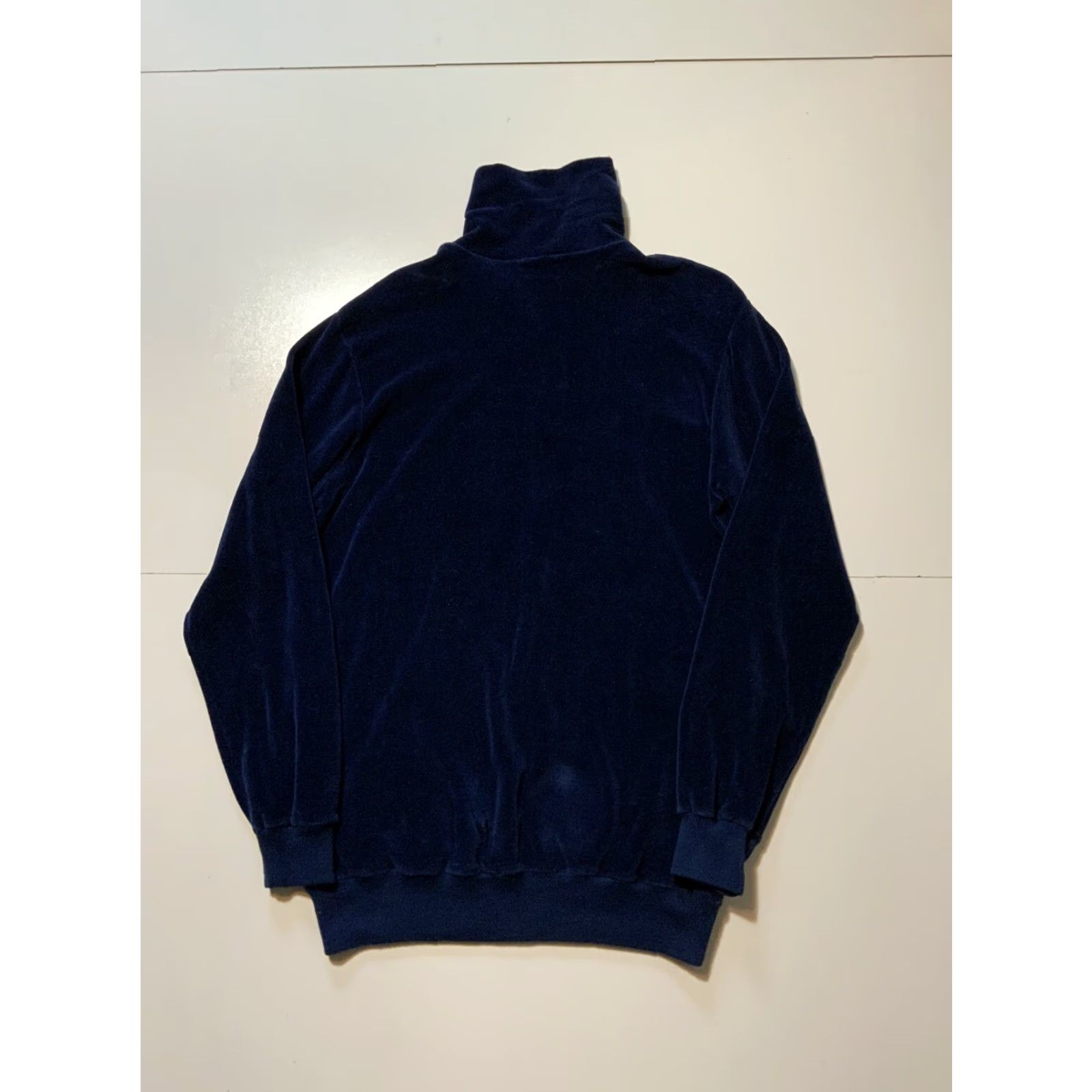 Vintage VINTAGE The Broadway University Shop Velour Zip Pullover Shirt L Mens 70s Combed Cotton Velour 44 Chest 30" Size US L / EU 52-54 / 3 - 2 Thumbnail