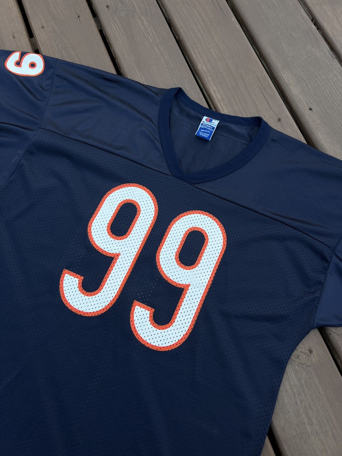Champion × Vintage Vintage 90s Chicago Bears Jim Flanigan Made in USA Jersey Size US L / EU 52-54 / 3 - 4 Thumbnail