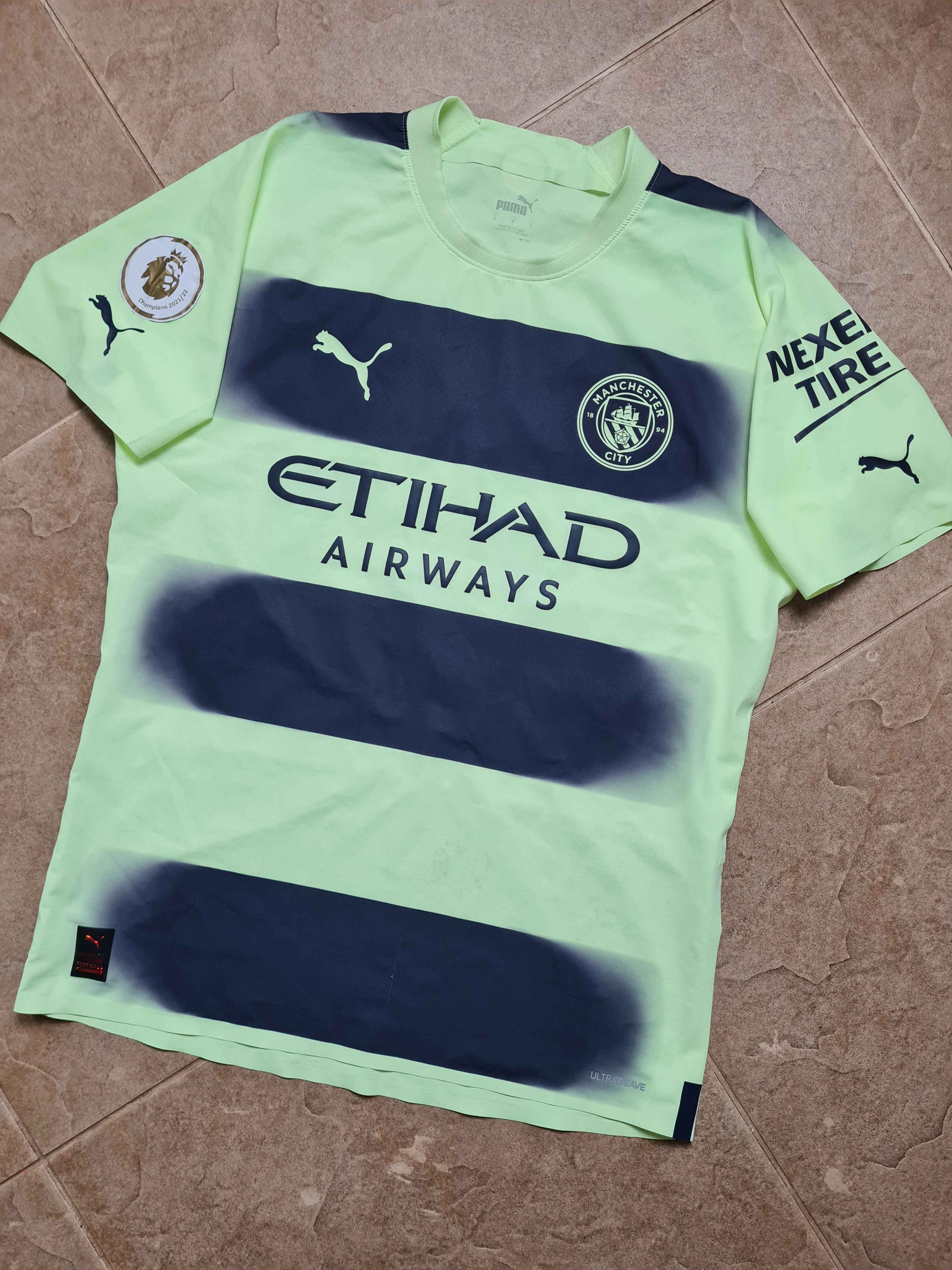 Puma Manchester City Football 22/23 Third Shirt Puma 765733-03 Size US S / EU 44-46 / 1 - 12 Thumbnail
