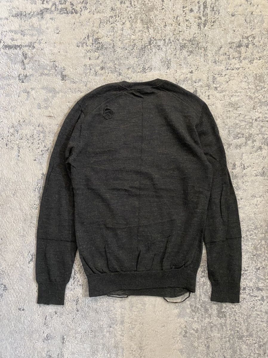 5351 POUR LES HOMMES 5351 Pour Les Hommes - Distressed Knit Sweater Size US M / EU 48-50 / 2 - 6 Thumbnail