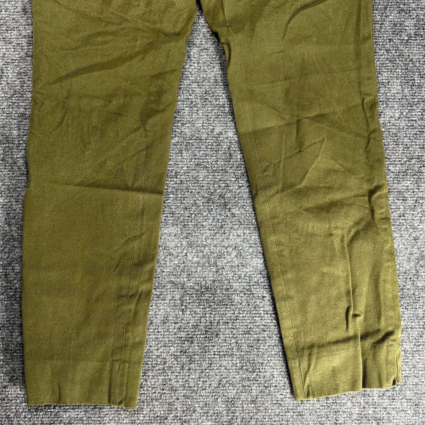 Banana Republic Banana Republic Sloan Pants Womens 2 Green Cotton Stretch Pockets Zip Fly Slim/Regular Fit Chino Casual, Business, Travel Womens Size 26" / US 2 / IT 38 - 2 Thumbnail