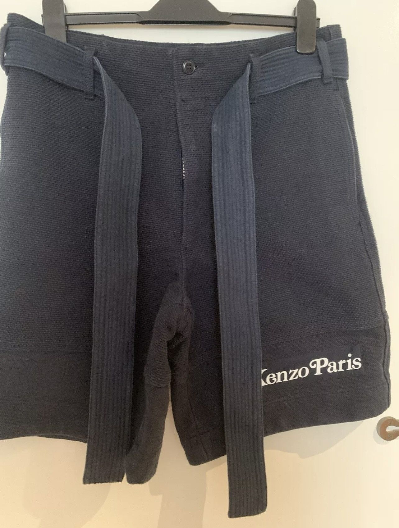 Kenzo KENZO X VERDY 'KENZO BY VERDY' JUDO SHORTS Size Medium Navy Size US 35 - 6 Thumbnail