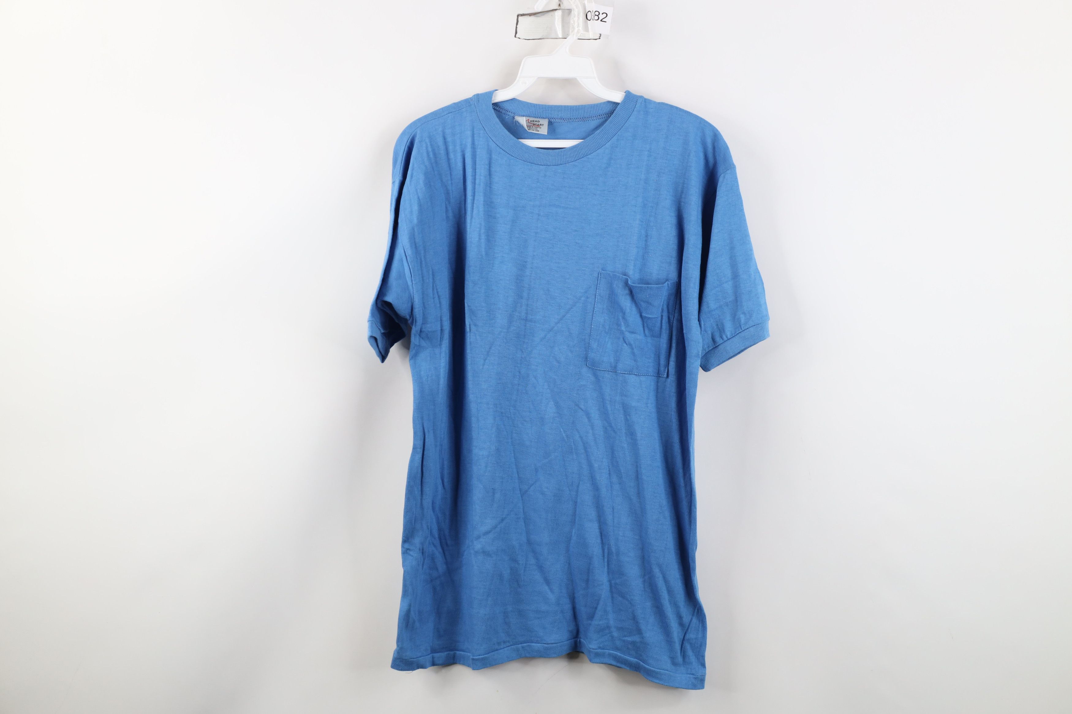 Vintage Vintage 90s Streetwear Short Sleeve Ringer T-Shirt Blue Size US L / EU 52-54 / 3 - 1 Thumbnail