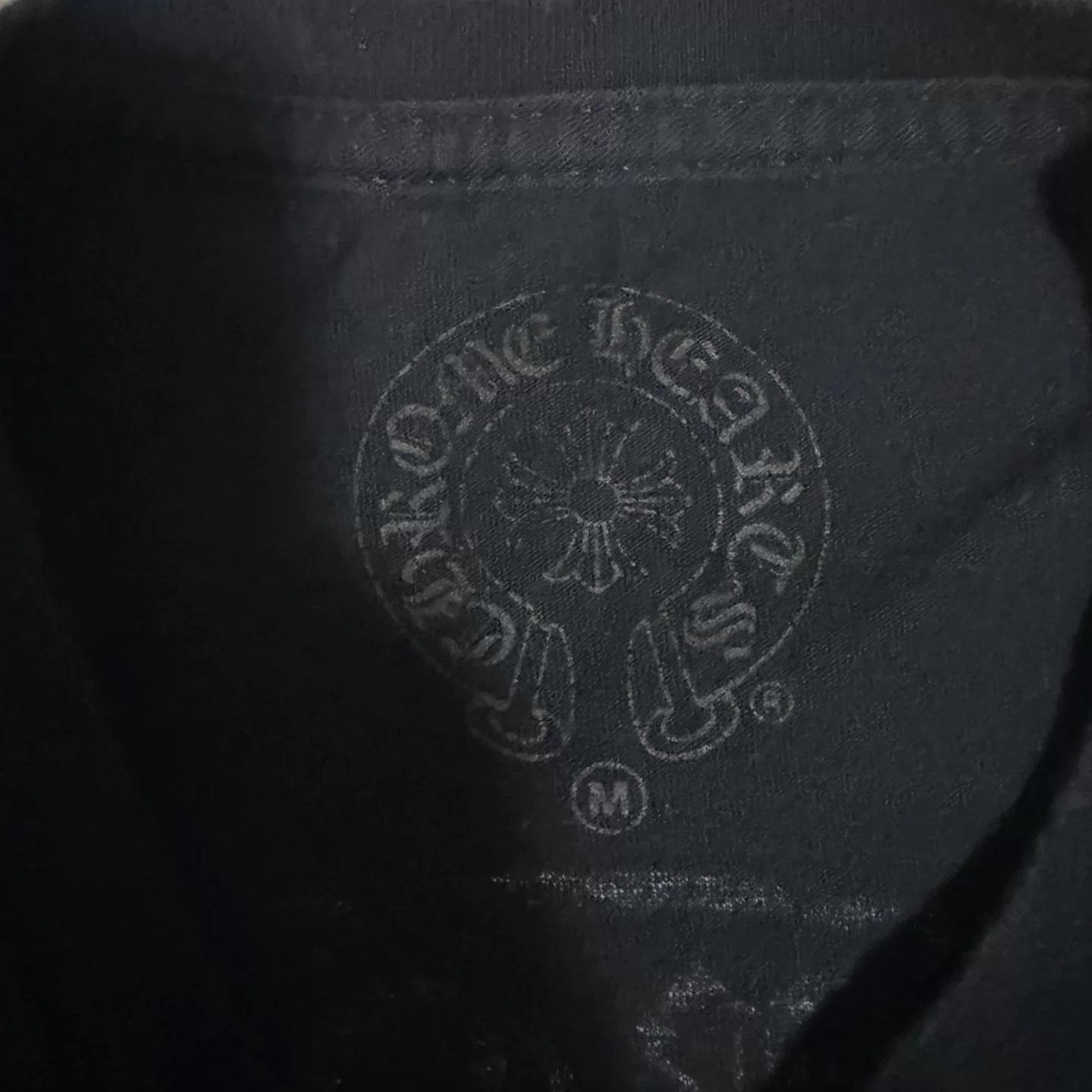 Chrome Hearts Chrome Hearts Black Arm 3-Element Horseshoe Tbar LS M Size US M / EU 48-50 / 2 - 3 Thumbnail