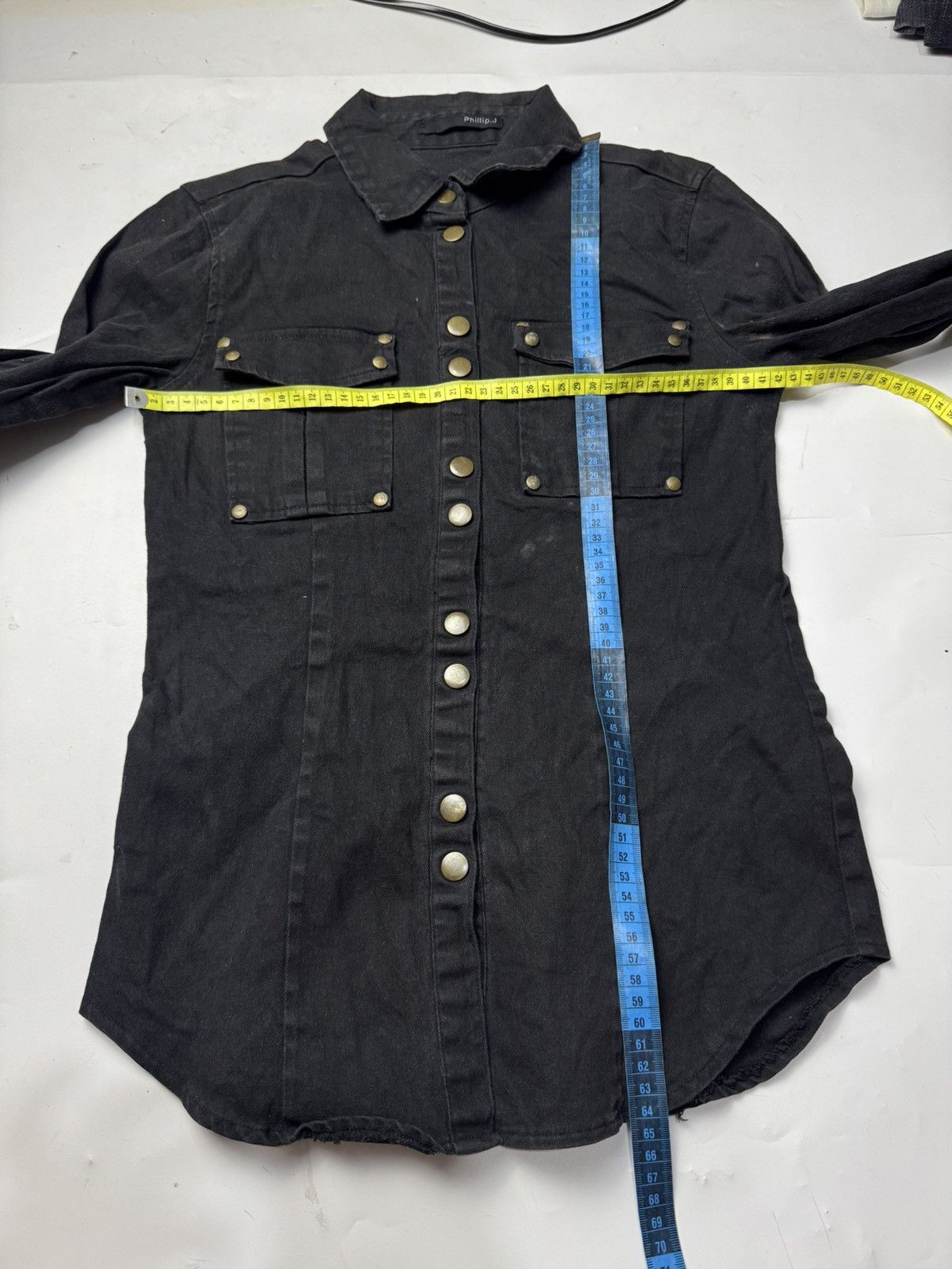 If Six Was Nine Japanese PhillipP Denim Shirt Ifsix Lgb Styled Size US M / EU 48-50 / 2 - 7 Thumbnail