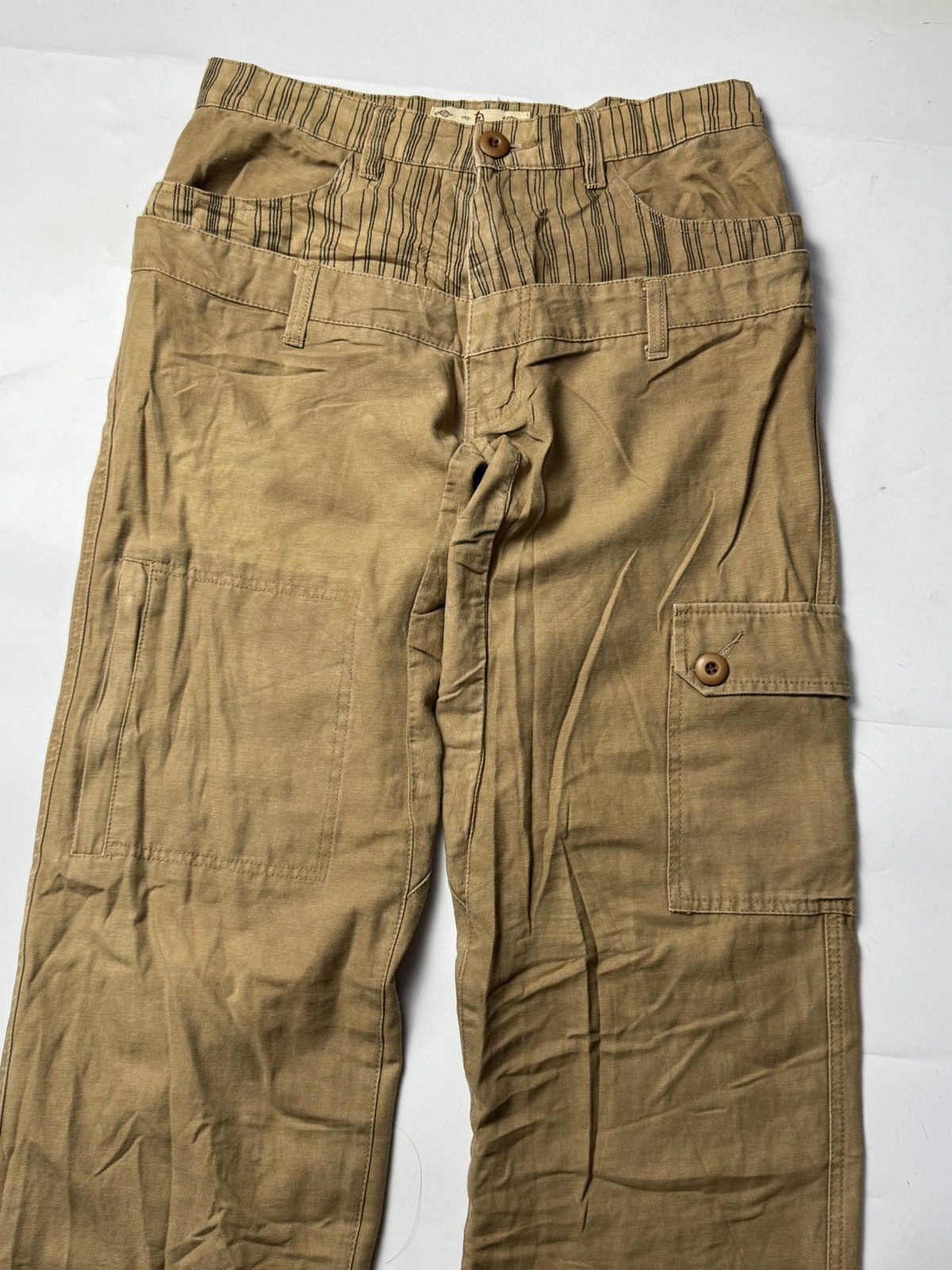 If Six Was Nine × Japanese Brand × Le Grande Bleu (L.G.B.) Japanese double waist cargo style goa ifsix lgb Size US 30 / EU 46 - 3 Thumbnail