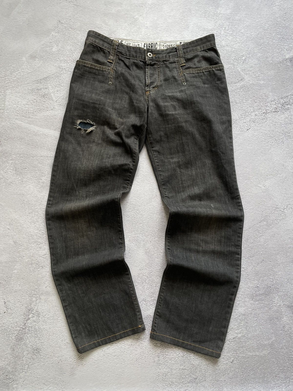 Dolce & Gabbana Vintage Jeans Pants Dolce Gabbana D&G Distressed Fabric 00’s Size US 34 / EU 50 - 1 Thumbnail
