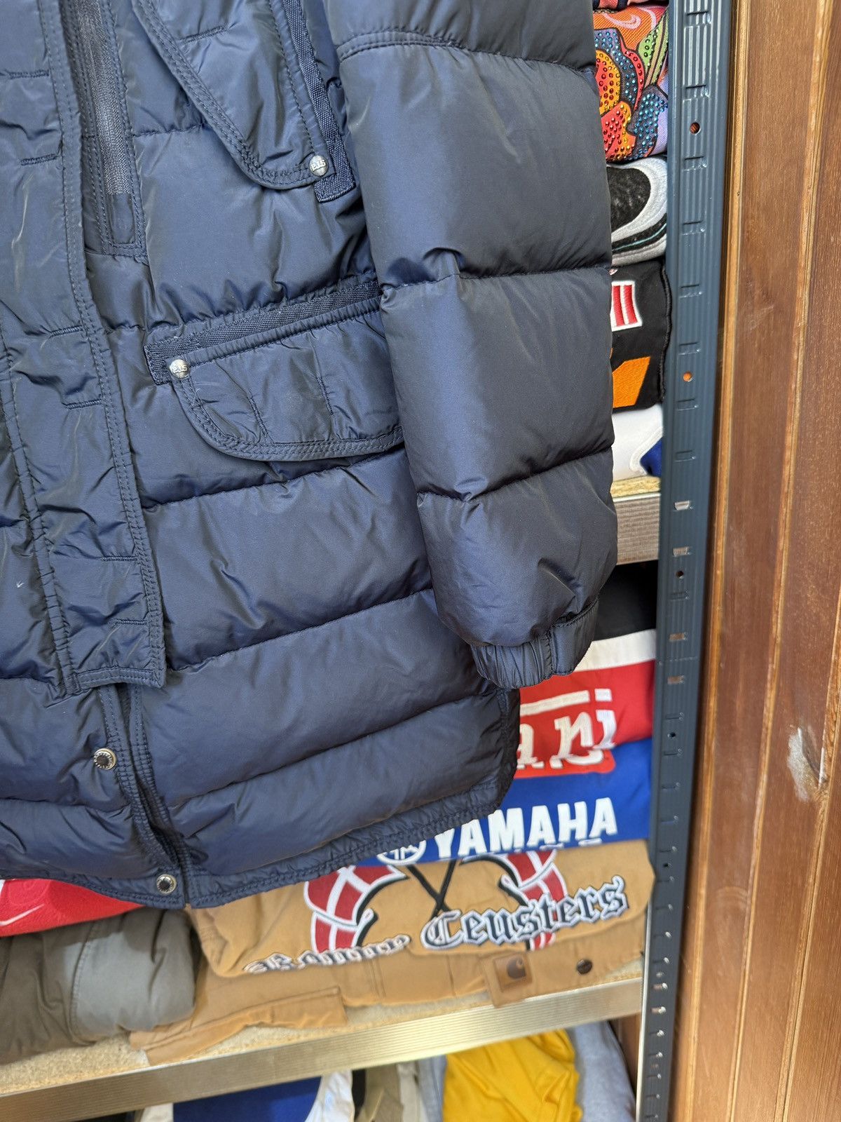Parajumpers Parajumpers Puffer Down Jacket Super Lightweight Beige Logo Size XS / US 0-2 / IT 36-38 - 4 Thumbnail