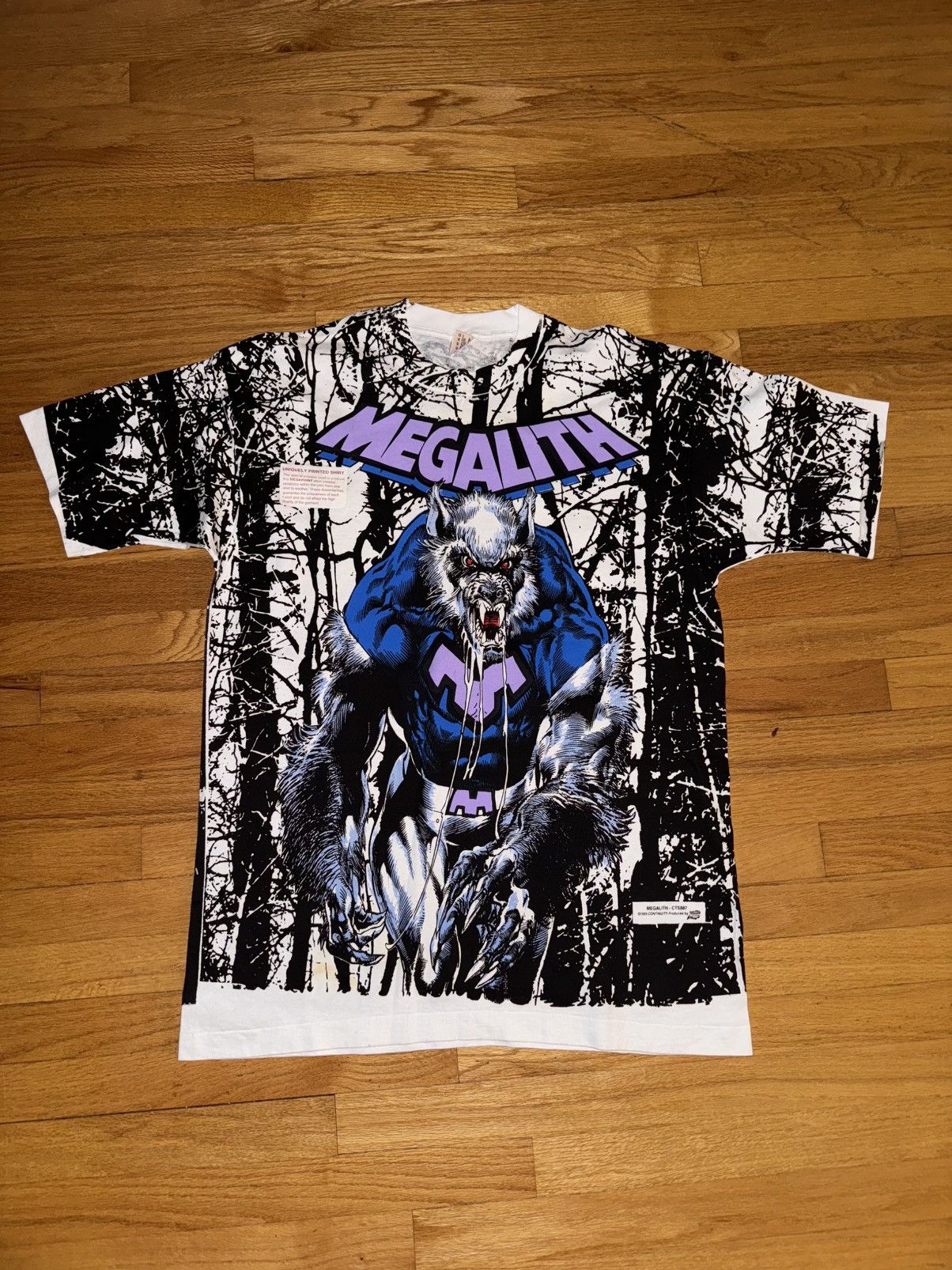 Marvel Comics megalith comic images mega shirt 1993 dated size xl Size US XL / EU 56 / 4 - 1 Thumbnail