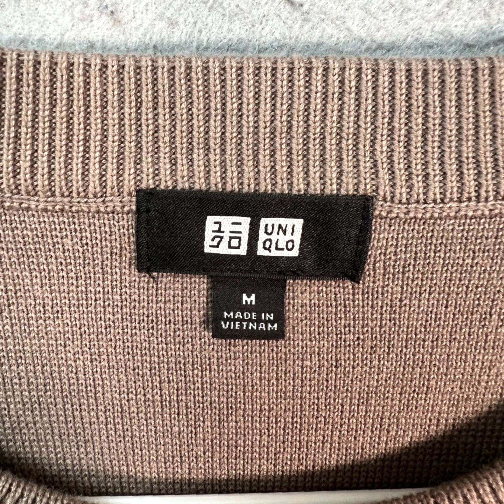 Uniqlo Uniqlo Mens Size Medium Brown Crewneck Sweater Pullover Cotton Blend Size US M / EU 48-50 / 2 - 3 Thumbnail