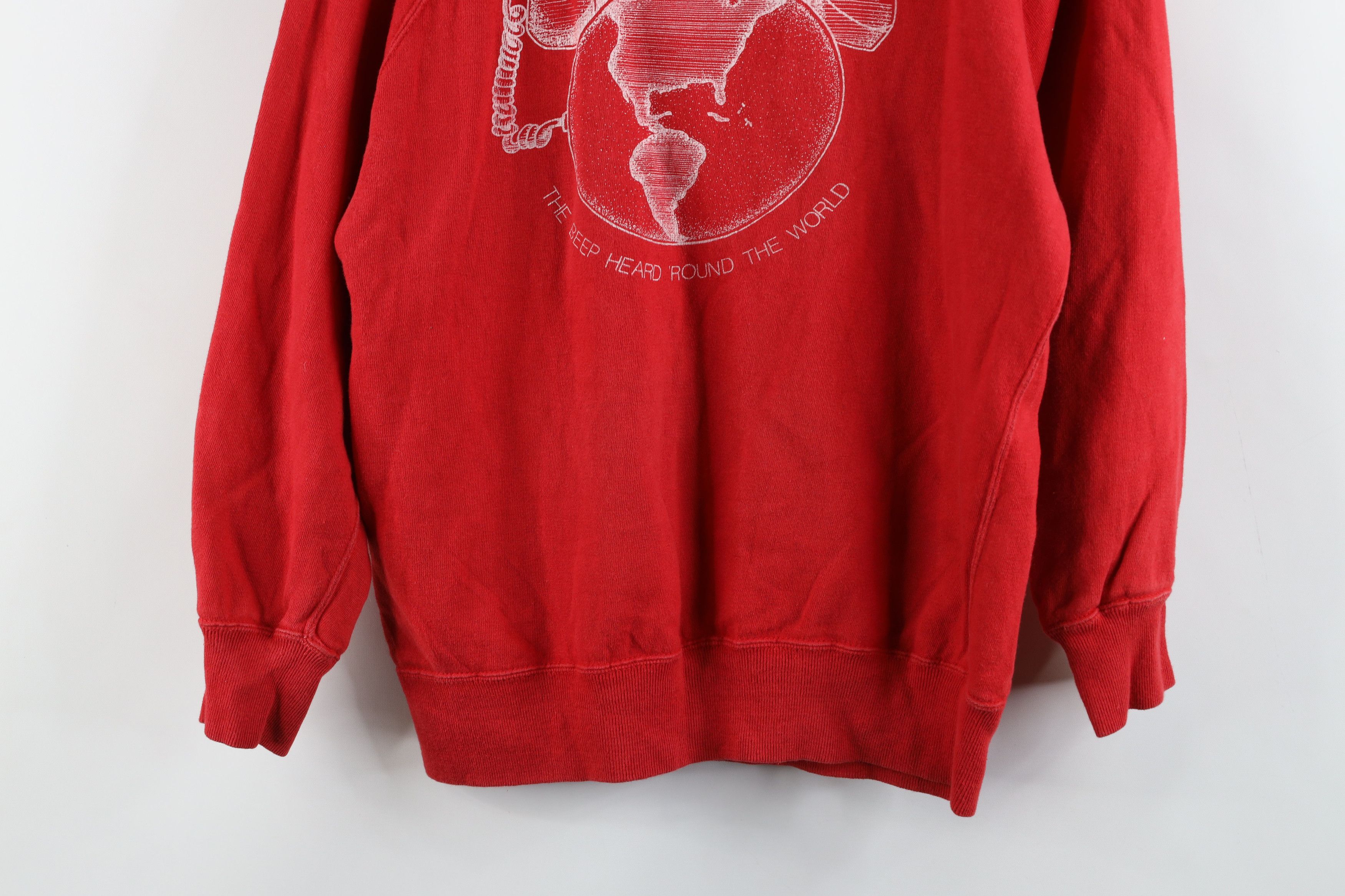 Vintage Vintage 70s 80s Beep Heard Around The World Sweatshirt Size L / US 10 / IT 46 - 3 Thumbnail