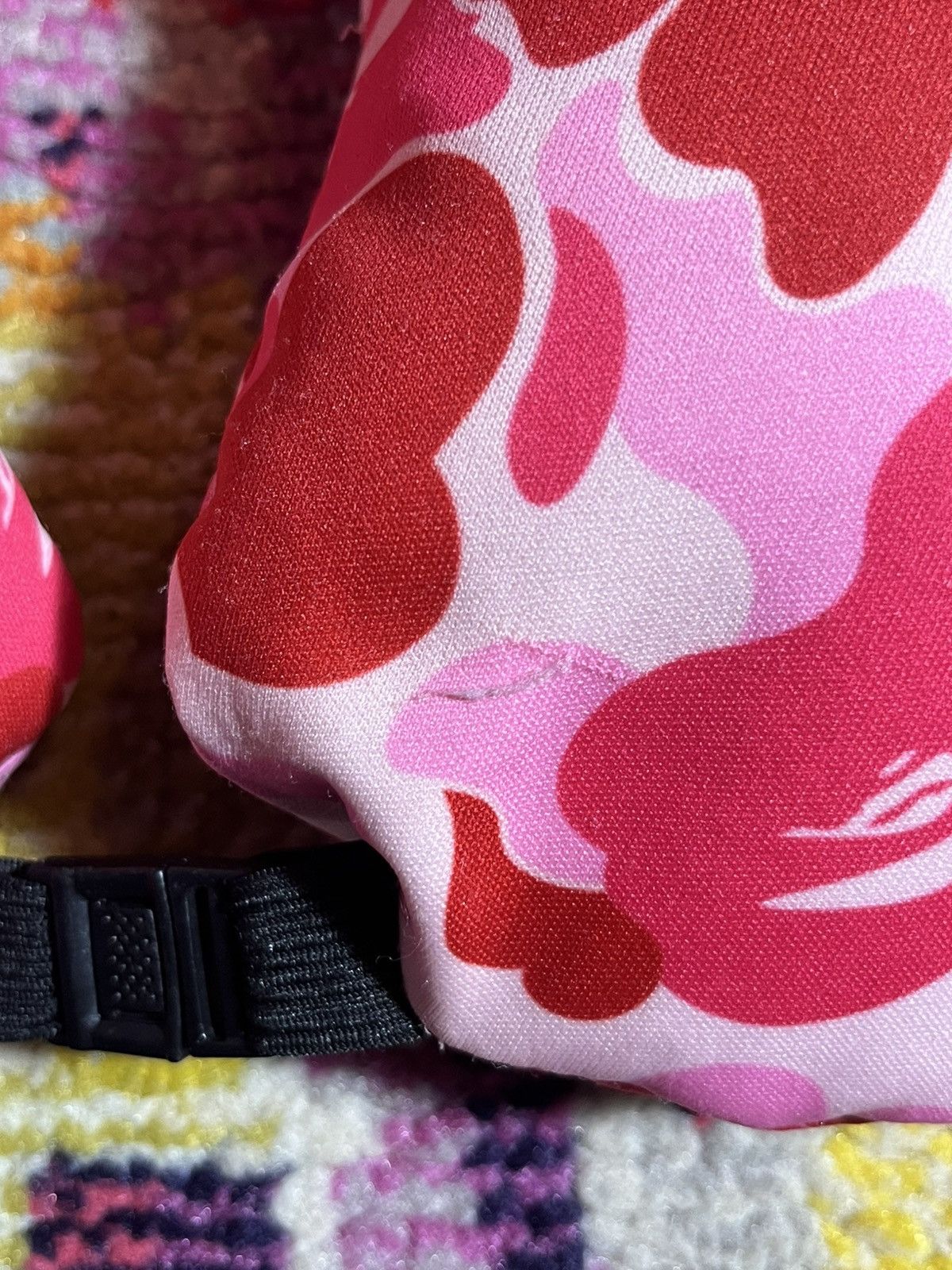 Bape Bape Pink Camo 2-Way Neck Pillow Size ONE SIZE - 3 Thumbnail