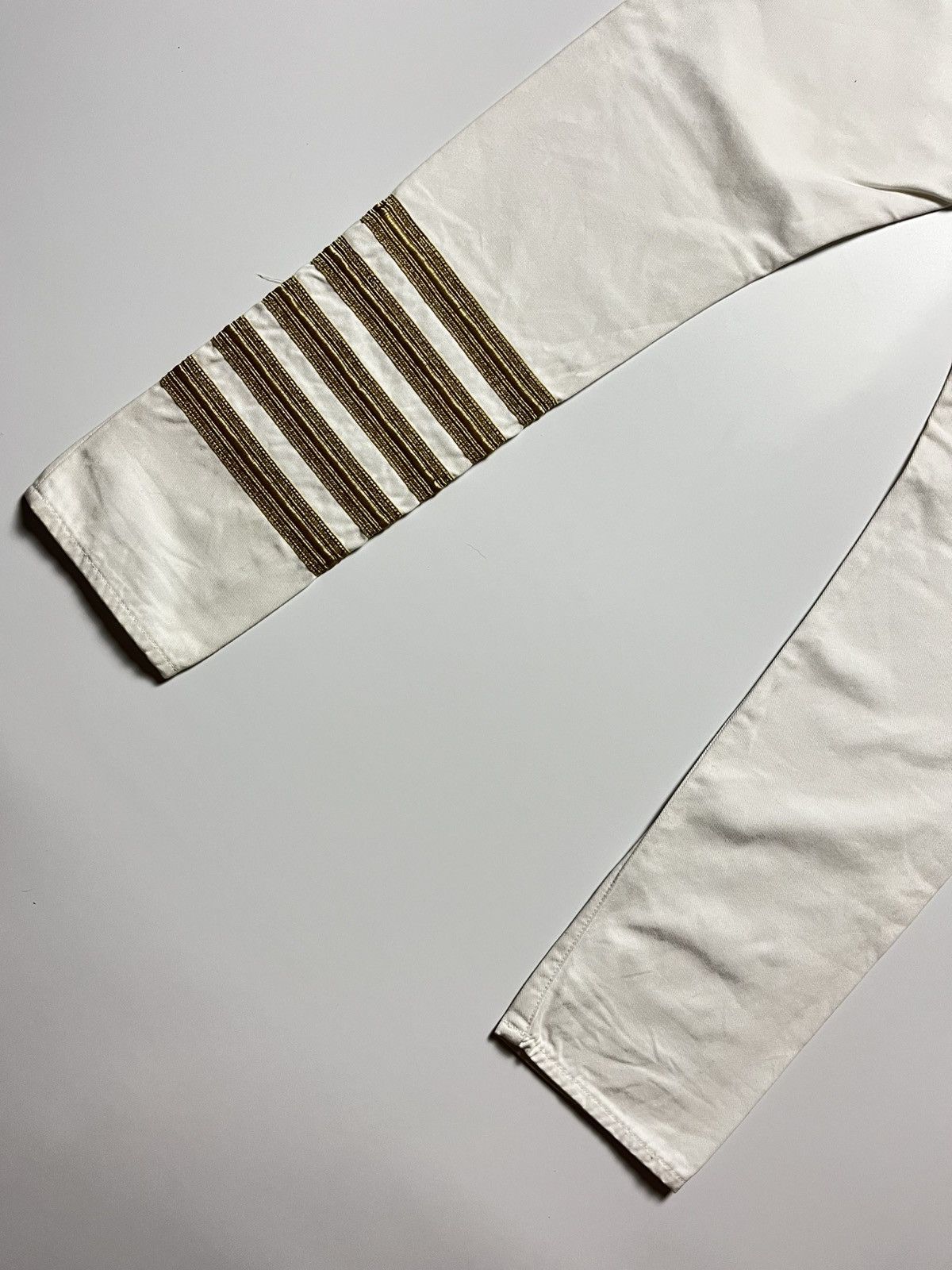 Palm Angels Palm Angels Denim Pants in White Size US 30 / EU 46 - 13 Thumbnail