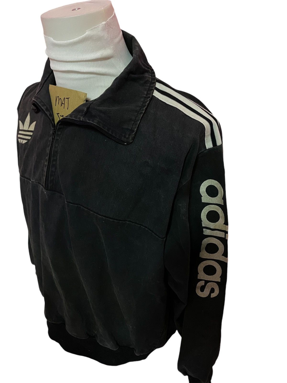 Adidas × Japanese Brand × Vintage VINTAGE 70’ Adidas half zipper Size US XL / EU 56 / 4 - 6 Thumbnail