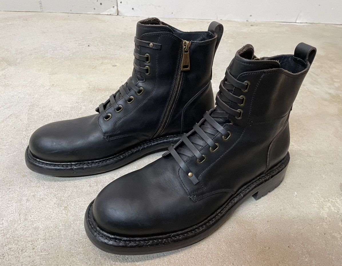 Dolce & Gabbana Leather Ankle Boots Size US 10 / EU 43 - 4 Thumbnail