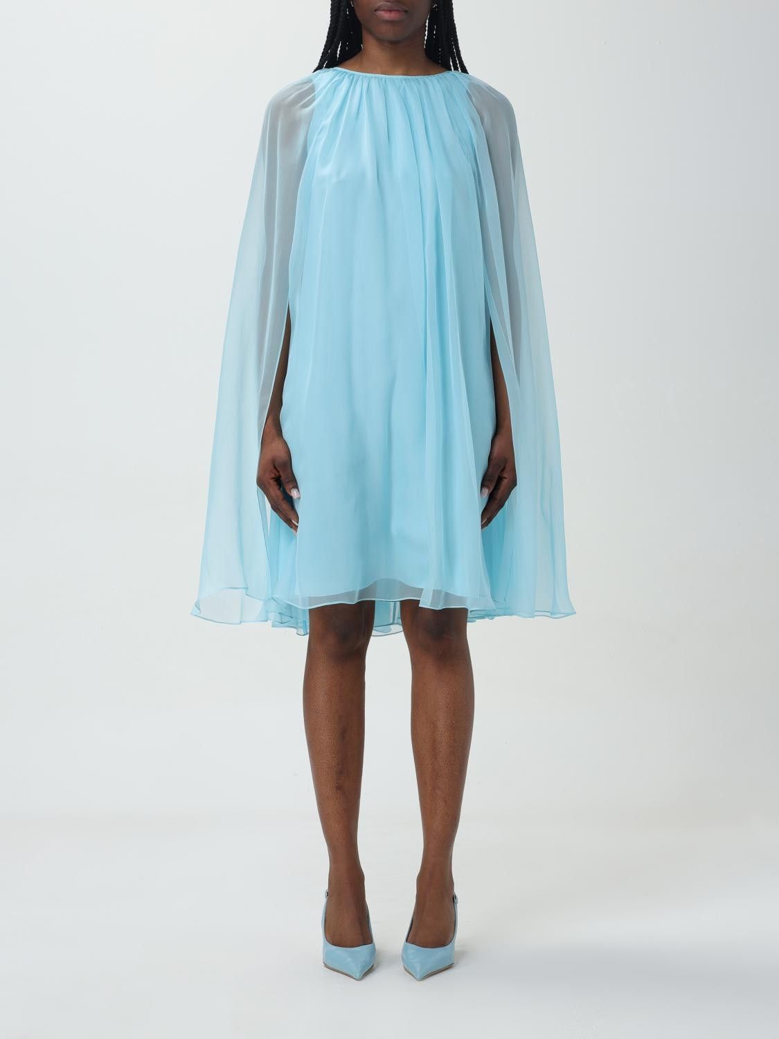 Max Mara Max Mara Dress Woman Sky Size M / US 6-8 / IT 42-44 - 1 Thumbnail