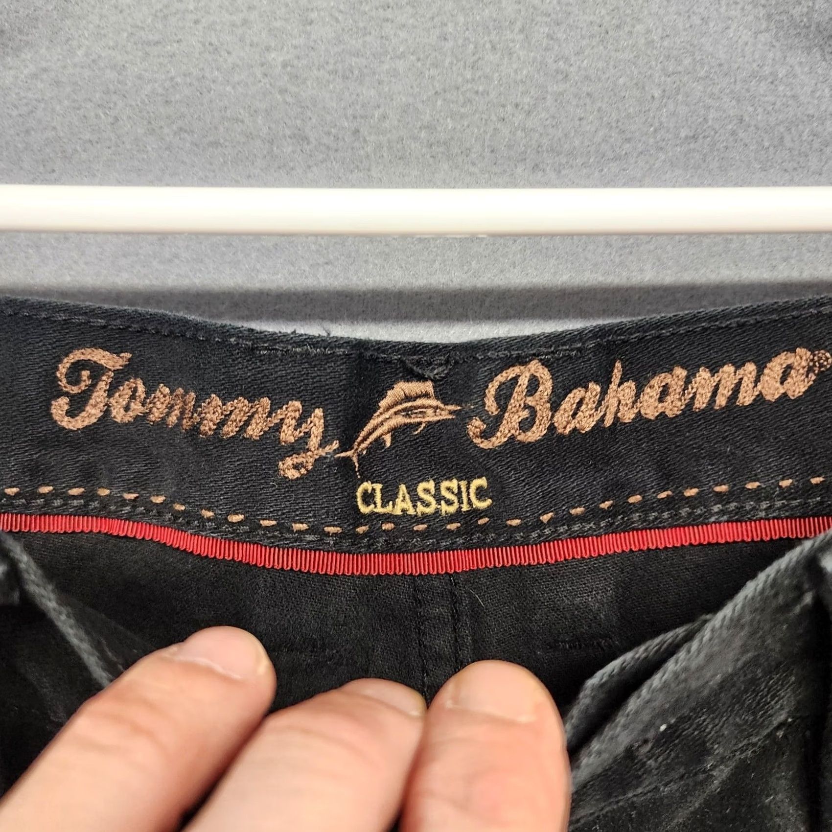 Tommy Bahama Tommy Bahama Jeans Pants Mens 34x29 Black Classic Fit 100% Cotton Tagged 36/34 Mens, Jeans, Black, 34x29, Cotton, Classic Fit Size US 34 / EU 50 - 3 Thumbnail