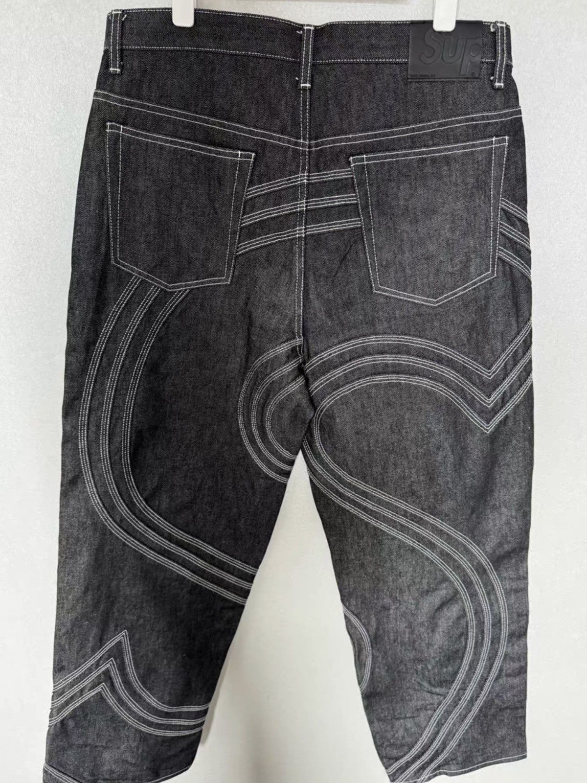 Supreme Supreme stitched jeans Size US 32 / EU 48 - 2 Thumbnail