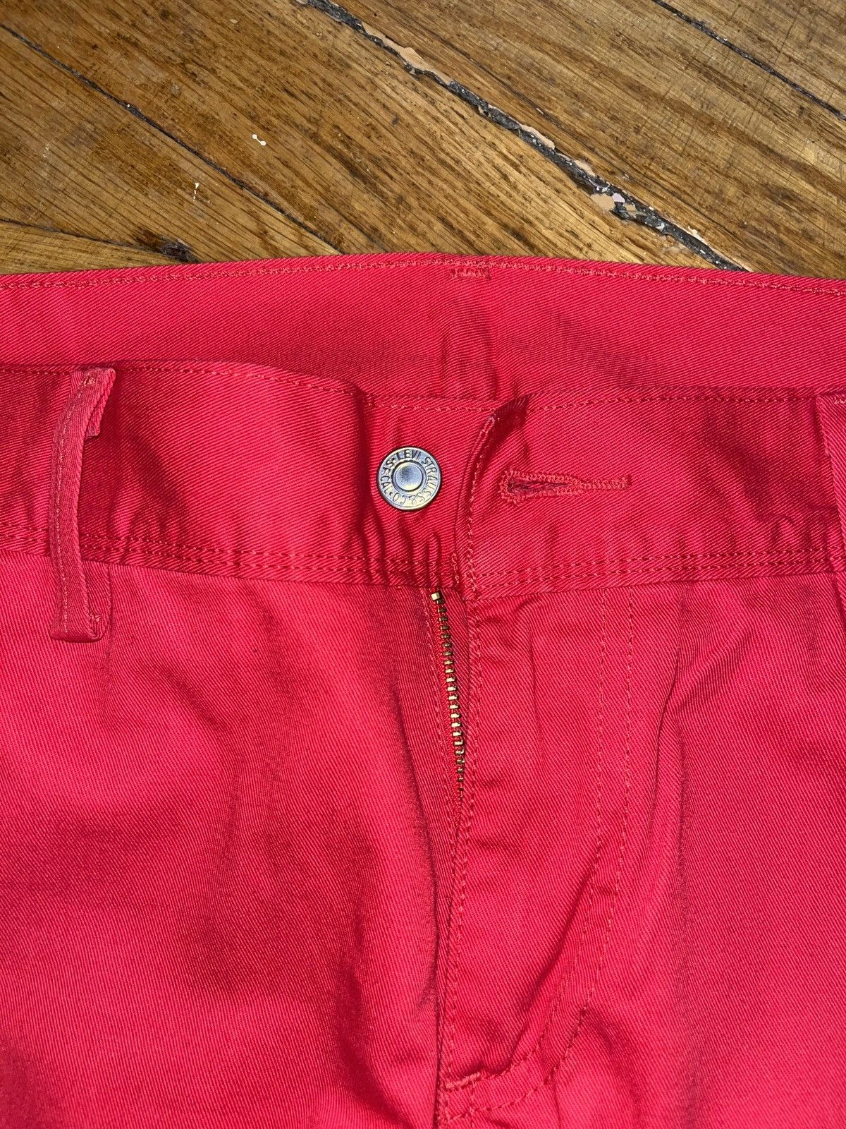 Levi's 511 Levi’s Red Trouser mens Size US 32 / EU 48 - 4 Thumbnail