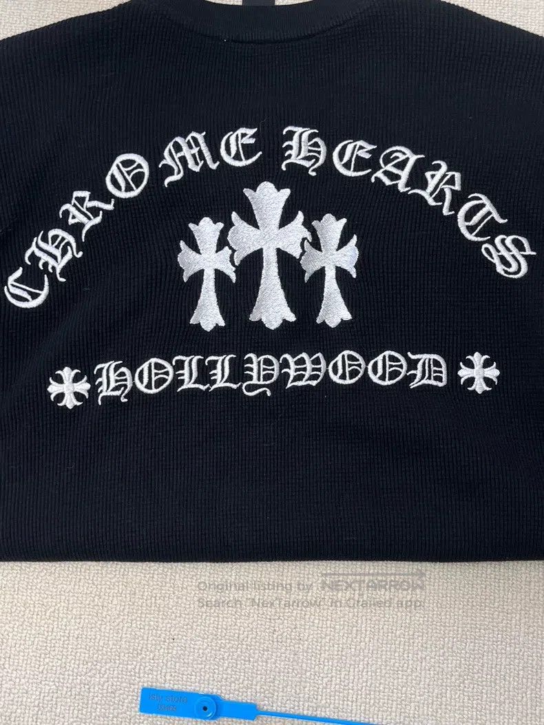 Chrome Hearts CHROME HEARTS Size XS Black embroidery three crosses Sanskr Size US XS / EU 42 / 0 - 3 Thumbnail