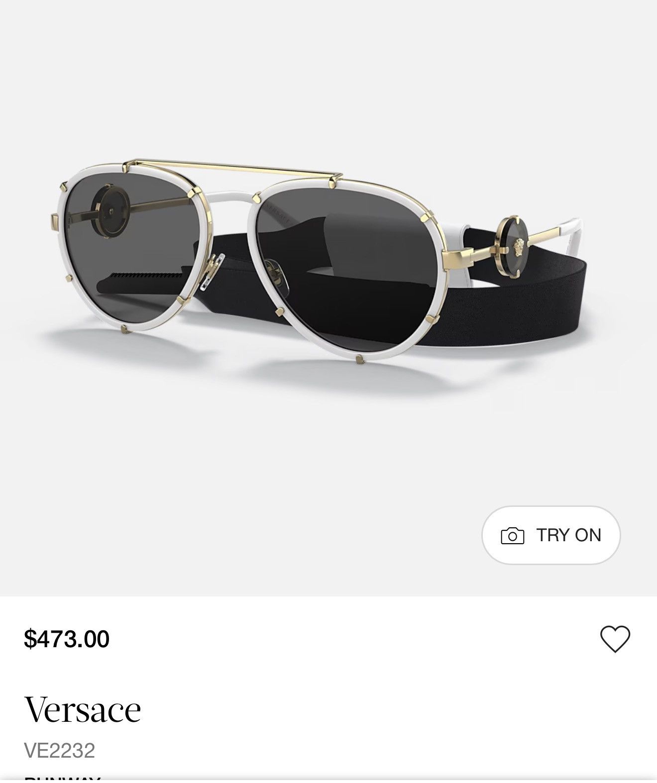 Versace Versace Luxury Sunglasses VE2232, Runway Size ONE SIZE - 1 Thumbnail