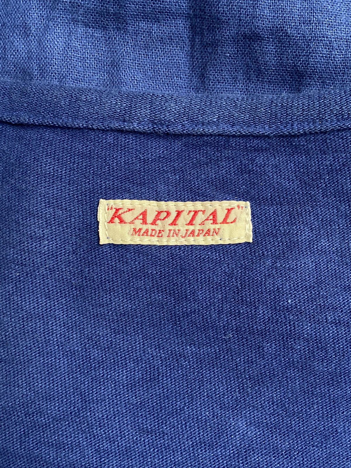 Kapital KAPITAL Blue Long T-Shirt Size US S / EU 44-46 / 1 - 12 Thumbnail