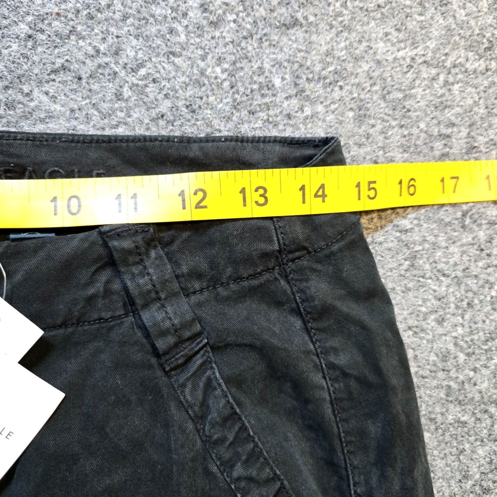 American Eagle Outfitters American Eagle Outfitters Pants Women Size 2 Black Tencel Wide-Leg Cargo Y2K Casual Minimal Size 26" / US 2 / IT 38 - 7 Thumbnail