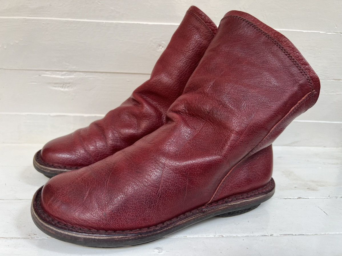 Trippen Trippen Women's Leather Red Slouch Medieval Comfort Size US 6 / IT 36 - 3 Thumbnail