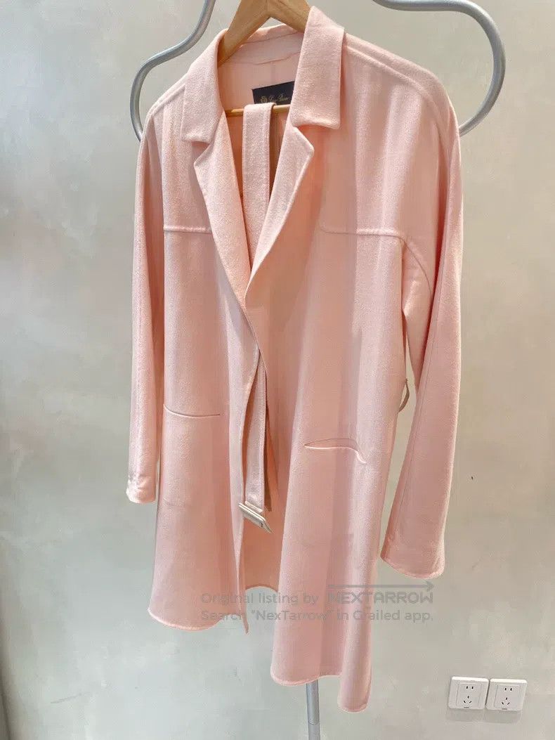 Loro Piana Loro Piana Pink Lightweight Overcoat Size XS / US 0-2 / IT 36-38 - 5 Thumbnail