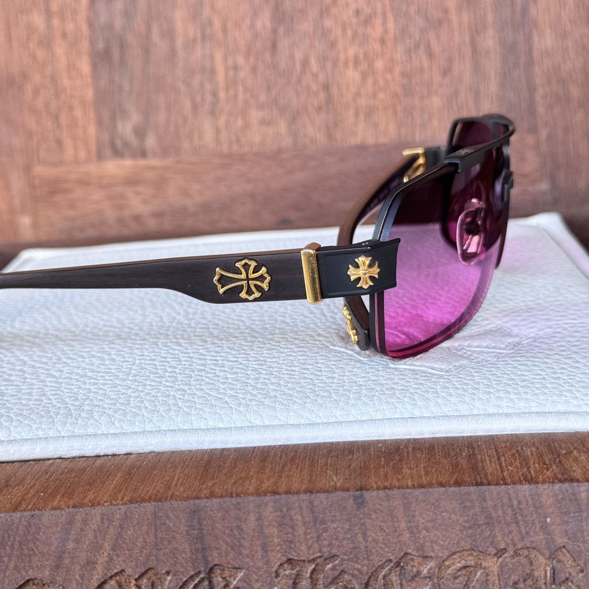 Chrome Hearts Chrome Hearts GUMMER 1/1 ‘Eroticism’ Sunglasses Size ONE SIZE - 13 Thumbnail