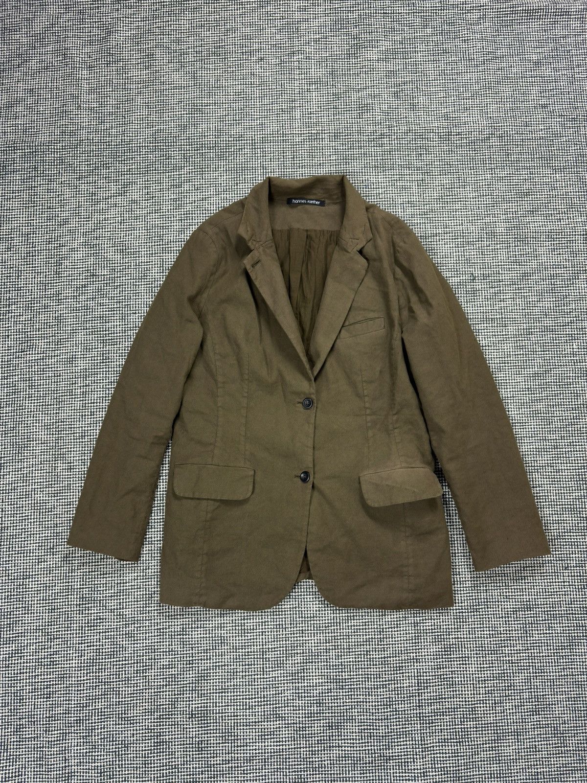 Hannes Roether cotton linen wool chore coat jacket archive