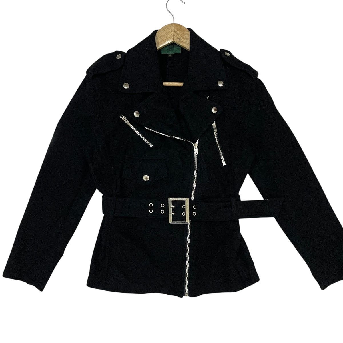 Vintage 90s Jean Paul Gaultier Belted Biker Jacket