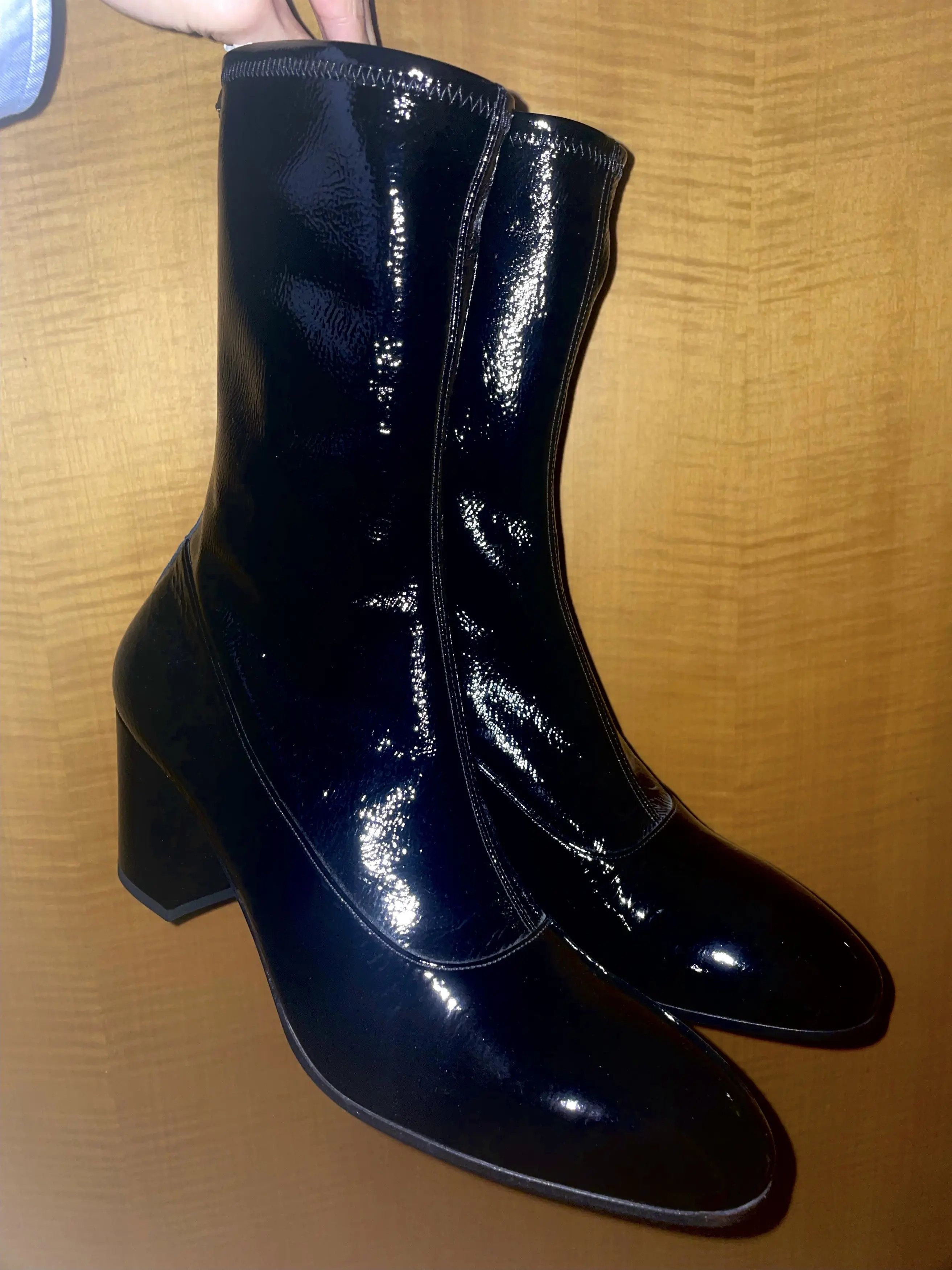Gucci HOLYGRAIL GUCCI FETISH PUNK PRYNTIL PATENT LEATHER BOOTS Size US 13 / EU 46 - 13 Thumbnail